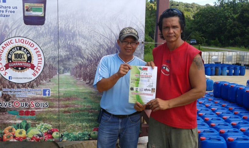Organic Fertilizer Pickup from Papar Distribution Center, Sabah