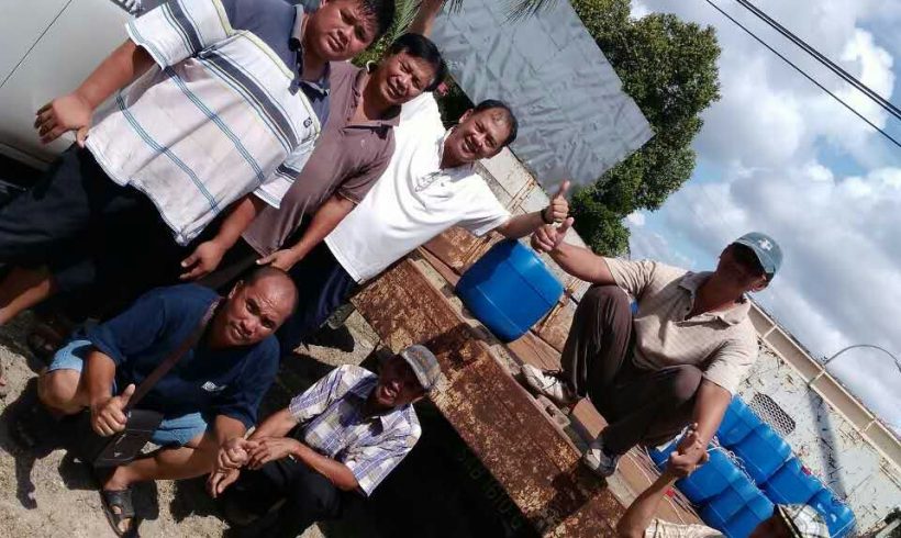 Journey Starts – 16 Nov – Delivery and Distribution of SOS Organic Liquid  Fertilizer  for Tangkarason & Beluran