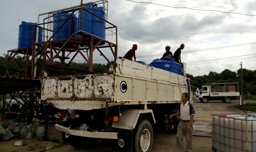 Kim Loong Resources successfully collected their 3 ton Free Organic Fertilizer