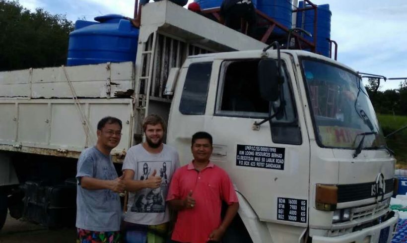 Kim Loong Resources successfully collected their 3 ton Free Organic Fertilizer